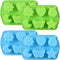Newk Insects Silicone Candy Mold - 4 Packs 6-Cavity Animal Butterfly Moon Star 3D Bakeware Mold for Candies, Chocolate