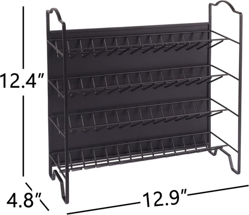 SWOMMOLY 28 396 Set Countertop,12.9" 12.4" Magnetic Spice Rack Organizer with Glass Spice Jars, Spice Labels with Chalk
