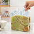 5.5" Inches Countertop Radicaln Marble Napkin Holder Green Onyx Handmade Simple Modern Home & Kitchen Napkins Paper