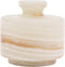 MARBLOUS KRAFTS Marble Salt Cellar 3 Inch White Onyx Salt Holder With