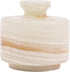 MARBLOUS KRAFTS Marble Salt Cellar 3 Inch White Onyx Salt Holder With