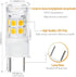 G8 3W LED Bulb WB25X10019 - 20W Halogen Replacement for GE Microwave Oven, T4 Bi-Pin Base, 120V Natural White 4000K,