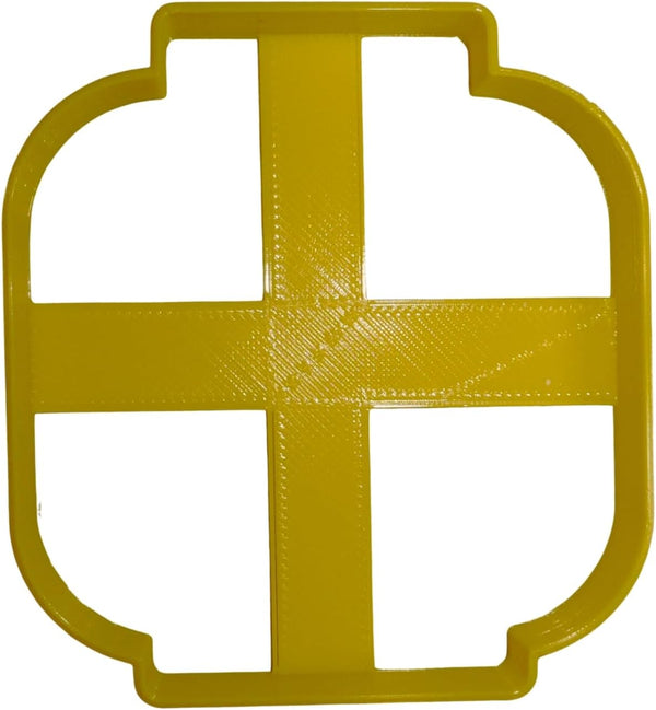 TOY BUILDING BLOCK HEAD OUTLINE COOKIE CUTTER - MADE IN USA PR2525
