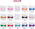 Pack 30 Howhic of Spandex Chair Sashes Bows Stretch Chair Cover Band with Buckle Slider Universal Elastic Chair Ties