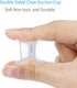 Pawfly 20 Pack Double Sided Suction Cups, 1.2 Inch Clear PVC Plastic Suckers for Glass Table Mirror