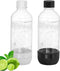 Soda Maker Bottles, 1 Litre Reusable BPA Free Sparkling Water Bottles, Reusable