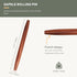 Muso Wood Sapele Wooden French Rolling Pin, Tapered Roller for Baking, Fondant, Pie Crust, Cookie, Pastry (French
