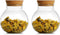 2PCS Airtight Spherical Glass Jar With Cork Lid - 17oz Candy Jar for Preserving and Storing Coffee, Spice, Beans,