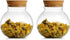 2PCS Airtight Spherical Glass Jar With Cork Lid - 17oz Candy Jar for Preserving and Storing Coffee, Spice, Beans,
