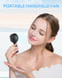 Portable Mini Fan, Handheld Fan, 1800mAh Small Hand Fan Battery Operated, Personal Makeup Lash Fan Travel Fans USB Rechargeable, Gifts for Stylish Girls Women Kids by KIDEE