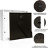 8x8 White Shadow Box Frame Display Case with Letter Stickers, 3D Picture Frame for Memorabilia, Baby Items, Crafts,