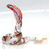 Snake/Cobra Miniature Figurines, Hand Blown Glass Art Collectible Gift for Home Decor (Multi-Red)