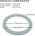 Blender Sealing Ring Gaskets O-Ring Gasket Seal Compatible with Oster and Osterizer Blender Models (4 Pack)