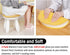 2 Pack 13 Inch, Round Stool Chair Cushions for Kitchen Dining Seat Pads with Ties Non Slip Cushions Pad for High Stool