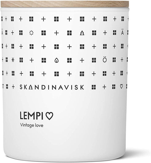 Skandinavisk LEMPI 'Love' Mini Scented Candle, Fragrance Notes: Peony, Rose, Strawberries, and Mosses (2.3 oz)