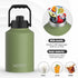 48 Proof,64oz WATERSY Half Gallon Water Bottle Insulated(Cold for Hrs),BPA Free&Leak Stainless Steel Water