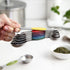 Spring Chef Stainless Steel Magnetic Measuring Spoons Set, Heavy Duty Metal Kitchen Essentials, Set of 8.