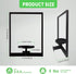 2 Pack Plant Stand Indoor Outdoor Hanging Planters for Indoor Plants Wall Plant Holder for Indoor Plants Plant Frames