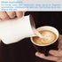 15oz/450ml Stainless Steel Milk Frothing Pitcher Jug with Handle for Home Cafe Bar Restaurant Hotel, Silver
