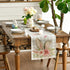 Artoid Mode Buffalo Plaid Bunny Rabbit Ears Flower Easter Table Runner - 13 x 108 Inch Kitchen Dining Decoration.