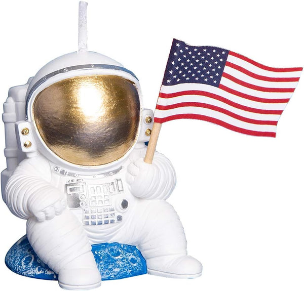 Spaceman Birthday Candle, Astronaut Theme for Birthday Party and Baby Shower (style1)