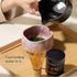 Naoki Matcha Traditional Ceramic Chawan Bowl Set, Hand Made with Black Matte Glaze for Perfect Matcha