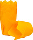 Large Tulip Baking Cups, Orange Color, 2-1/4" Base Diameter x 4" Wall Height, Parchment Paper, Case of 130 pcs