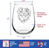 Australian Shepherd Face Stemless Wine Glass, Unique Dog Themed Decor, 17 Ounce Gift for Aussie Lovers