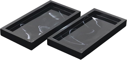 Bathroom Vanity Tray: Toilet Tank Tray Black Marble Bathroom Tray Countertop and Vanity Tray Resin Tray Vlack Vanity Tray by MTYyxk
