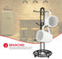Home Basics Scroll Design Coffee Mug Holder - Black Steel Stand for Any Kind of Mug, Kitchen Organizing Cup Tree