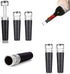 6 Pack Vacuum Wine Stopper, Reusable Silicone Caps, Air Remover Corks, Leakproof Wine Bottle Sealer for Wedding