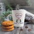 Personalized Custom Text Ceramic Latte Mug - I Love You Two Penguins, 12 Oz