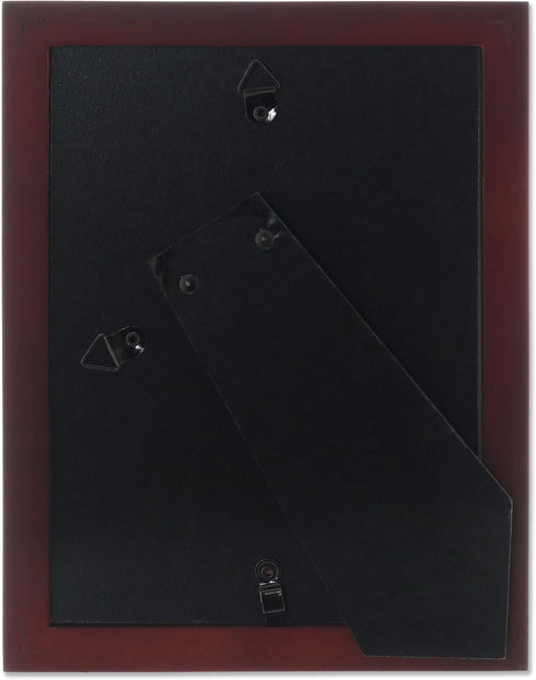Lawrence Frames Estero Collection, Espresso Brown, Walnut Wood 5x7 Picture Frame