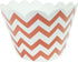 Wrapables Chevron Cupcake Wrappers, Standard Size, Set of 20, Orange