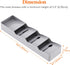 Lifewit Compact Flatware Drawer Organizer, Narrow Plastic Cutlery Holder for Kitchen Drawers, Spoons, Forks and Knives,