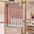 Garment Bags for Hanging Clothes 12 PCS Transparent Waterproof Dustproof Storage for Closet, Full Zipper Suit Covers