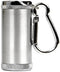 Metal Portable Ashtray, Outdoor Cigarettes Ashtray with Lid, Keychain, Cylinder Silver