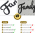Family Wall Decor Signs for Home, Rustic Letter Family Signs (style2)
