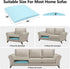 RA RUNNING ALIEN Seat,20"X20"X2" 40D Set 1 Couch Cushion Support for Sagging Curved High Density Foam Cushion,Sagging