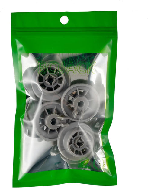 BOJACK 4-Pack 165314 Dishwasher Wheels, Lower Rack Replacement, Rugged Dishwasher Rack, Replaces 420198 PS3439123