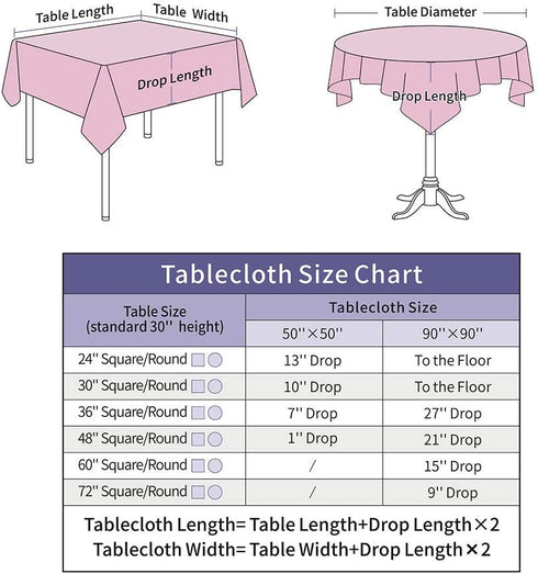 Hahuho 50x50 inch Royal Blue Square Sequin Tablecloth, Glitter Tablecloth for Bridal Shower, Birthday, Wedding, Dessert