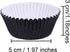 URATOT 100 Pieces Foil Metallic Cupcake Liners Muffin Wrappers Foil Baking Cups Muffin Paper Cases, Black by URATOT