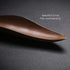 9" Length Incense Stick Holder with 3 Holes, Ceramic Ash Catcher for Meditation Room, Yoga, Home, Office (Brown)