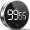 Digital Kitchen Timer, 3.8'' Large LED Display, Adjustable Volume, Easy for Cooking/Study/Exercise