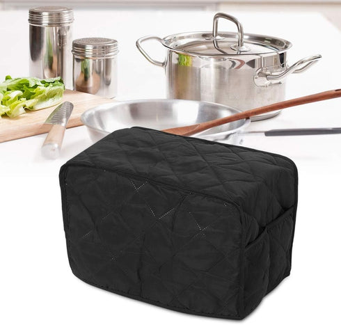 Cooker Cover Protector, Quality Polyester Pongee Electrical Appliances Dust Cover Durable Electrical Appliances Dust Cover(black, 40.6 * 23 * 25.4cm) by Pasamer