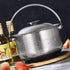 Hemoton 1.6L/1.5QT Stainless Steel Stockpot with Lid & Handle for Cooking Pasta, Soup, Stew