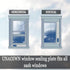 5.9 Portable Air conditioner Window Kit, Adjustable Vertical/Horizontal Sliding Window Kit Plate for Unit, AC Window