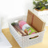 Vababa Plastic Storage Baskets/Storage Bins, Pack of 6