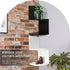 Set 2, 7.75" 7.75" kieragrace Priva Corner Wall Shelf - of White, x