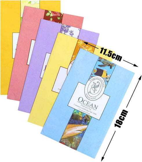 15 Pack Closet Air Freshener, Flower Scented Sachets Bags for Drawer and Closet Fresh Scents